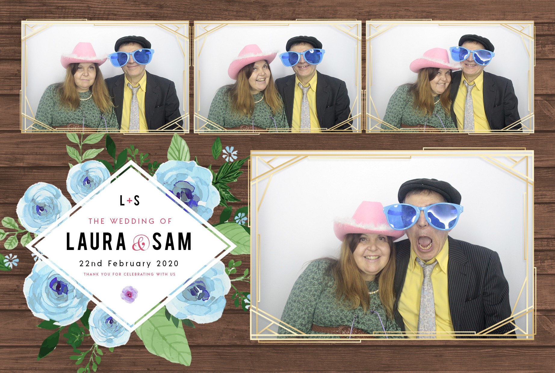 Laura and Sam's Wedding | View more photos from the event at gallery.myphotoboothexperience.co.uk/u/MyPhotoBoothExperienceLtd/Laura-and-Sams-Wedding